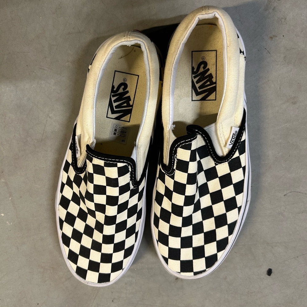Vans Slip-On Shoes - Black and White